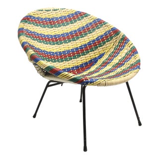 Mid-Century Childrens Acapulco Armchair, 1950s For Sale