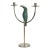 Vintage Silver Plate Candelabra With Toucan by Emilia Castillo For Sale