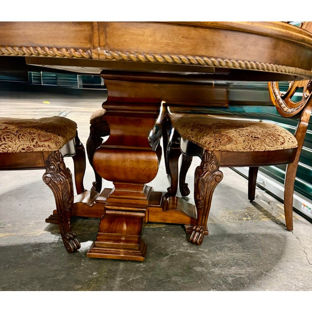 Late 20th Century A.r.t. Old World Dining Set For Sale - Image 9 of 12