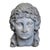 Dark Gray English 20th Century Stone Bust of Alexander the Great For Sale - Image 8 of 8