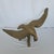 Mid-Century Modern Mid 20th Century Americana Cast Brass Eagle Perched on Branch Sculpture For Sale - Image 3 of 10