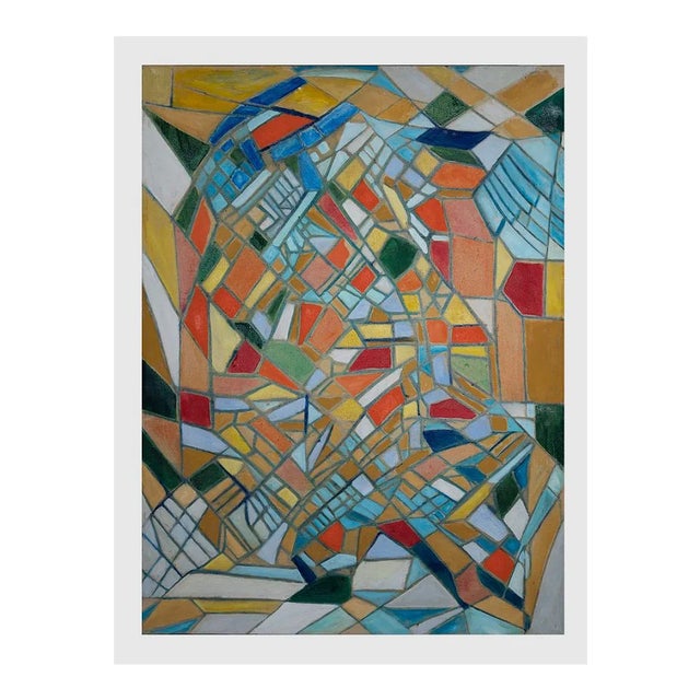 Giorgio Lo Fermo, Reticolo, Oil on Canvas, 2021 For Sale