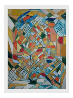 Giorgio Lo Fermo, Reticolo, Oil on Canvas, 2021