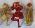 Gold 1969 Mr. Santa Ornaments - Set of 4 For Sale - Image 8 of 8