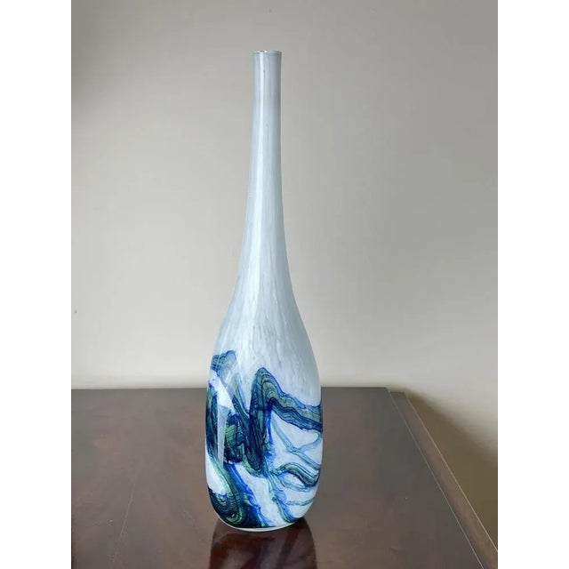 Murano Polychrome Murano Glass Vase, 1960s For Sale - Image 13 of 13