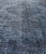 Mid 20th Century Vintage Hand Knotted Turkish Overdyed Oushak Rug in Dark Blue and Charcoal For Sale - Image 5 of 12
