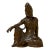 5" Wood Carved Zen Meditation Guan Yin Bodhisattva Serene Figure For Sale