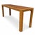 Vintage McGuire Style Bamboo and Burl Console Table For Sale