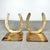 Mid 20th Century Vintage Brass Horseshoe Bookends For Sale - Image 5 of 7