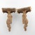 Brown Pair of Antique French Louis XIV Carved Figural Cherub Wood Sconces For Sale - Image 8 of 14