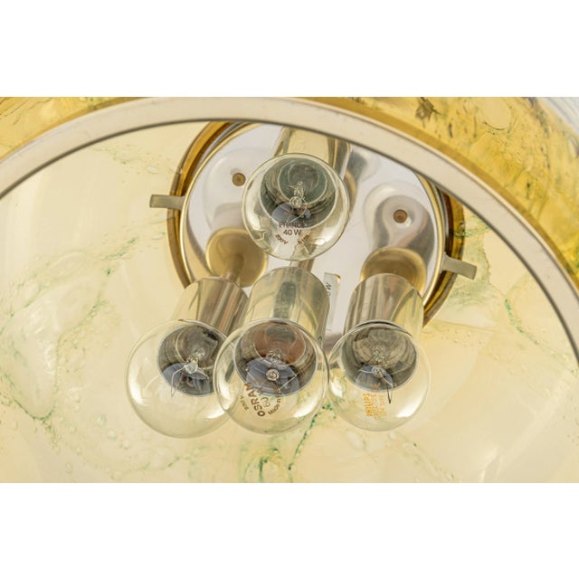 Large Murano Pendant Light by Doria, Germany, 1970s For Sale - Image 4 of 17