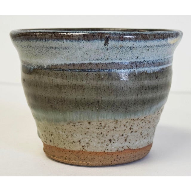 Mid-Century Modern Vintage Handmade Studio Pottery Trinket Bowl For Sale - Image 3 of 8