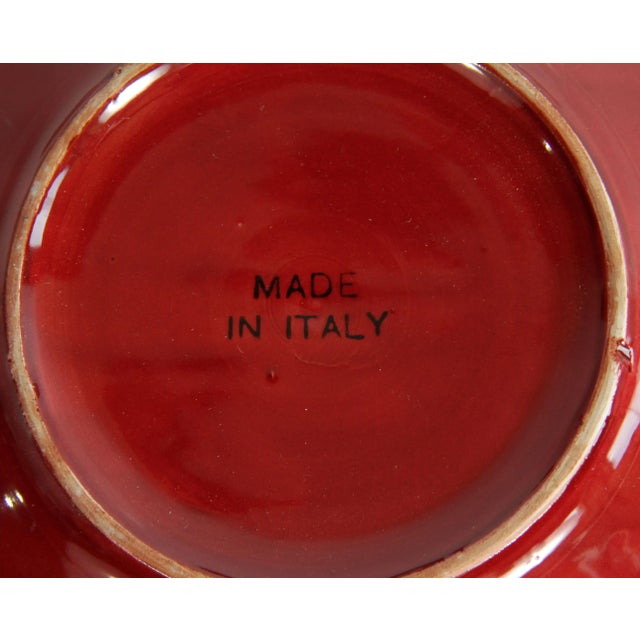 Mid Century Modern Italian Sgraffito Art Pottery Cigar Ashtray For Sale - Image 9 of 10