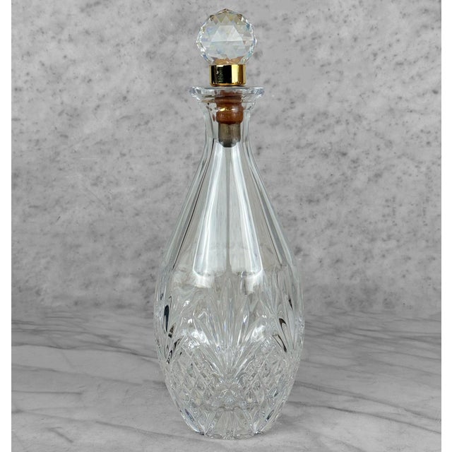 Victorian Vintage Victorian Crystal Liquor Decanter W/ Hans Turnwald Stopper For Sale - Image 3 of 11