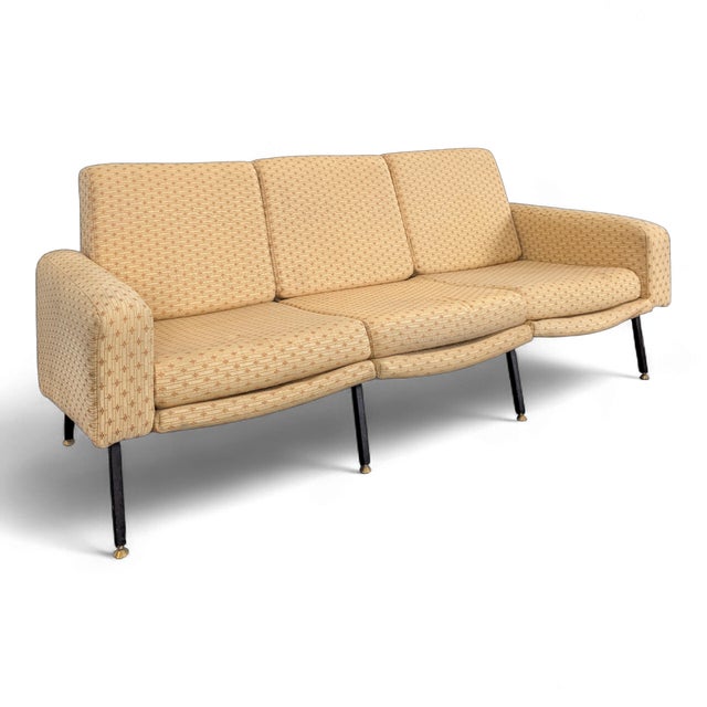 Textile Troika Sofa by Paul Geoffroy for Airborne For Sale - Image 7 of 7