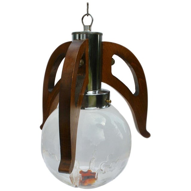Pendant Light from Mazzega, 1967 For Sale - Image 3 of 11