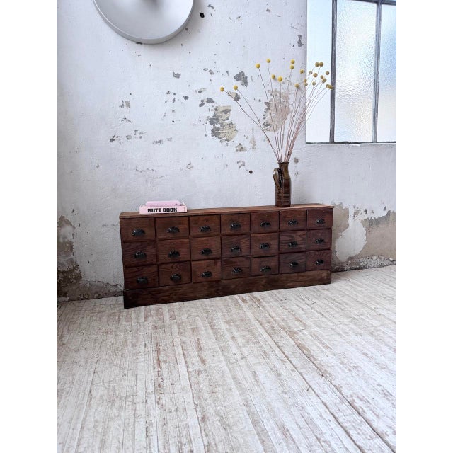 1950s Oak Workshop Credenza, 1950 For Sale - Image 5 of 18