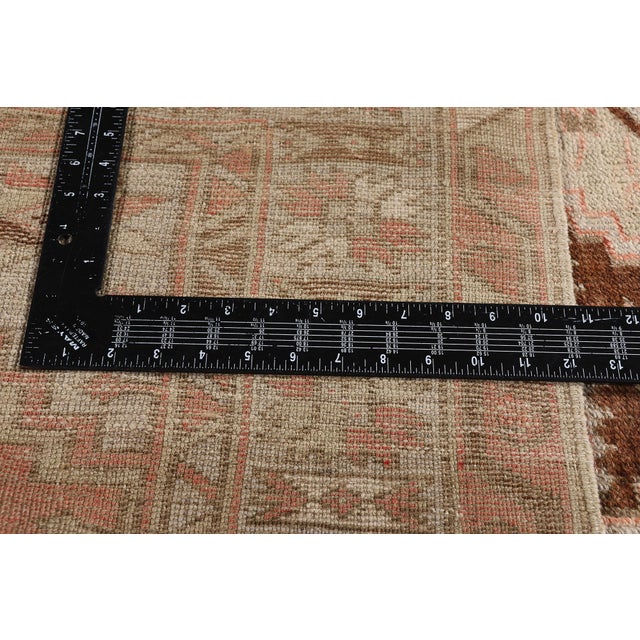 Textile Vintage Turkish Oushak Rug, 03'03 X 05'00 For Sale - Image 7 of 11