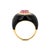 A striking modern‑elegant ring showcases a vibrant 2.72ct pink tourmaline surrounded by 0.25ct of pavé diamonds, its...
