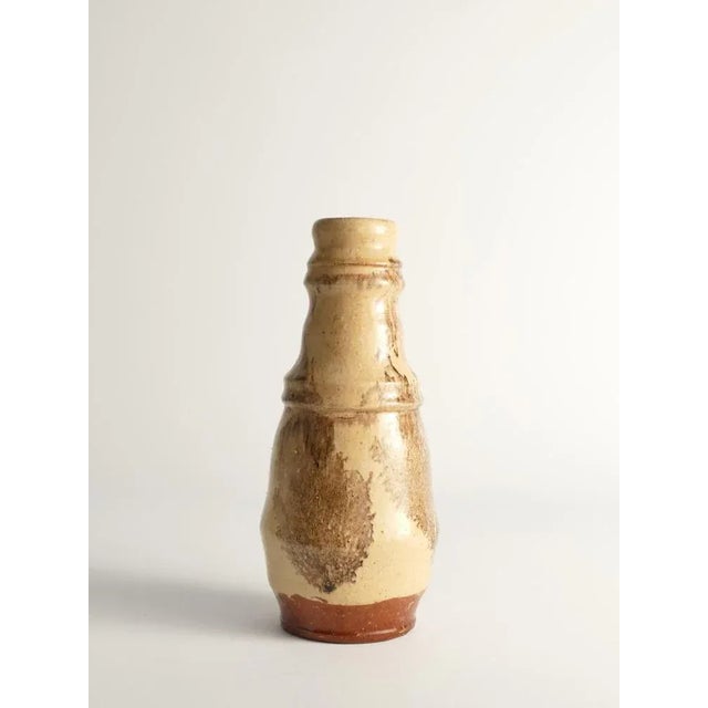Scandinavian Modern Beige Gourd-Shaped Vase, Sweden, 1960s For Sale - Image 4 of 8