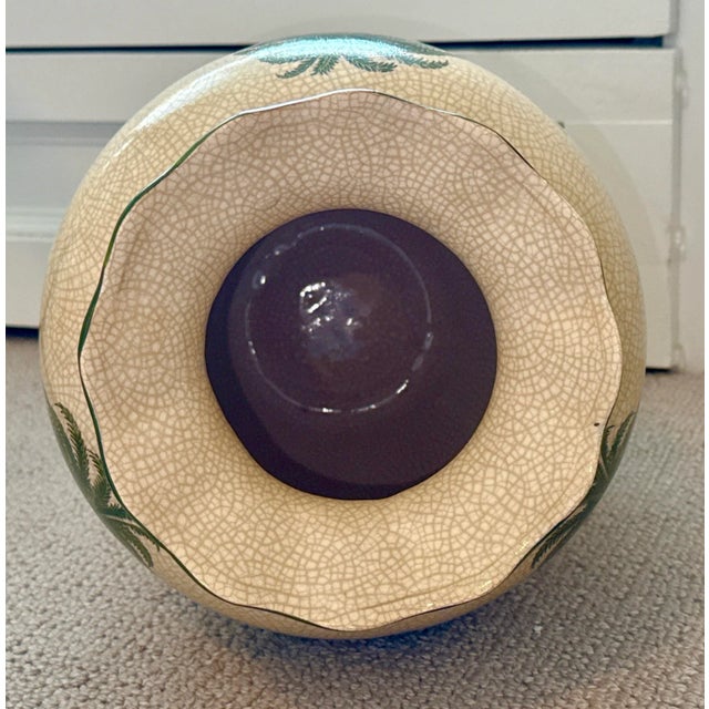 Vintage Palm Beach Chic Vase For Sale - Image 9 of 10