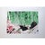 This playful and aesthetic screen print depicts a relaxed scene: a woman engrossed in a book, sitting peacefully in a...