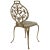 1960s Gold Leafed Vanity Chairs by Thinline Mfg For Sale - Image 9 of 9