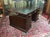 Wood Vintage Executive Desk, Leather Top Desk, Century Furniture For Sale - Image 7 of 11