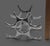 Late 20th Century Late 20th Century Eichholtz Alboran Attributed Style Polished Aluminum Six Bottle Modern Wine Rack For Sale - Image 5 of 7
