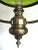 Gold Antique Austrian Art Nouveau Lamp with Glass Shade For Sale - Image 8 of 9