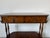 Brown SOLDHollywood Regency Burl Walnut Small Console Table With Two Dovetailed Drawers & Lower Shelf For Sale - Image 8 of 12