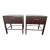 Mid-Century Modern Chestnut Night Table-Set of 2 For Sale