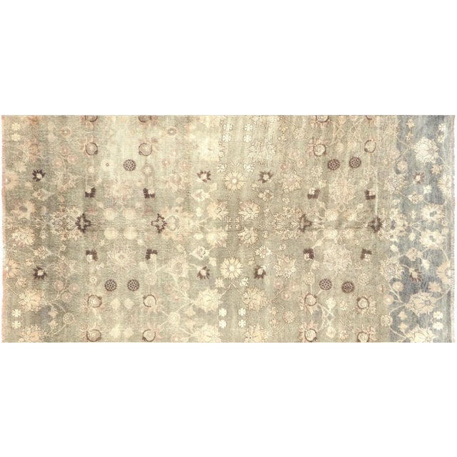 Textile 1950s Turkish Oushak Rug For Sale - Image 7 of 7