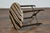 19th Century English Faux Bamboo Side Table with Zebra Hide Top and Casters For Sale - Image 4 of 12