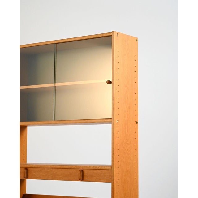 1960s Bookcase with Display by Bertil Fridhagen for Bodafors, 1964 For Sale - Image 5 of 14