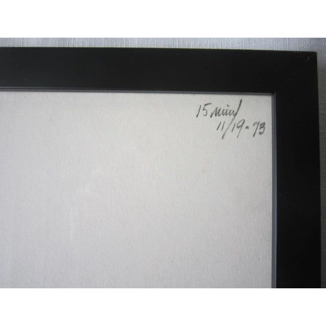 1960s 1970's Nude Don Emery Pencil Drawing For Sale - Image 5 of 6