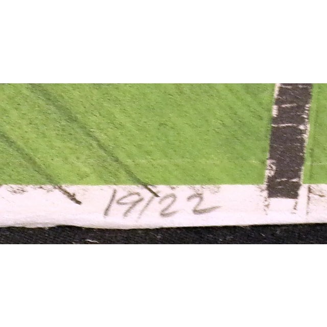 Bill Ellingson "Sunday Afternoon" Hand Signed Numbered Art Lithograph Unframed For Sale - Image 4 of 5