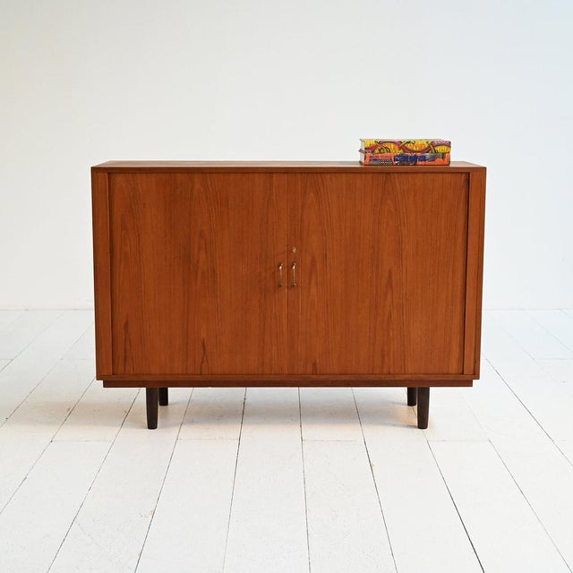 Scandinavian Teak Highboard, 1950s For Sale - Image 3 of 12