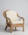 Mid 20th Century France Cream Bamboo Armchair For Sale - Image 11 of 11