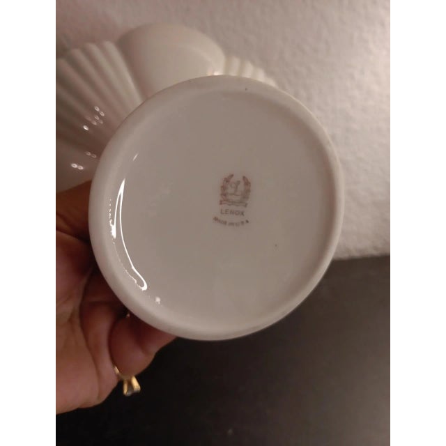 EXQUISITE Lenox Made in USA 7" Pedestal Scalloped Compote. This exquisite Lenox pedestal compote is sure to add an elegant...