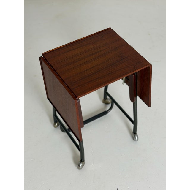 Danish Typewriter Desk in Teak, 1960s For Sale - Image 3 of 10