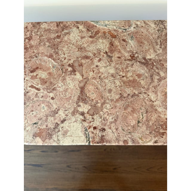 French Demilune Console With Marble Top For Sale - Image 16 of 16