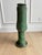 Mid-Century Modern 1970s Large and Very Heavy 21" Brutalist Studio Pottery Vase - Green Fat Lava Glaze For Sale - Image 3 of 8