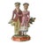 Antique Early 19th Century English Regency Staffordshire Pearlware Figure of a Married Couple or Dandies For Sale