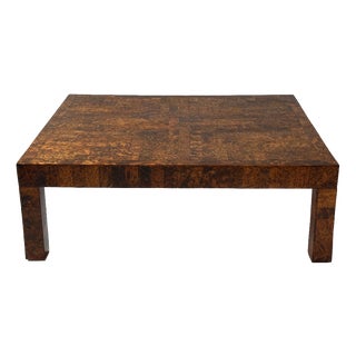 Low Elm Wood Burl Table, Belgium, 1990s For Sale