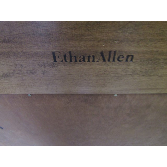 Wood Ethan Allen Solid Maple Bookkshelf For Sale - Image 7 of 7