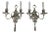 Pair Signed E.F. Caldwell Georgian Style Sliver Sconces For Sale