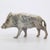 Vintage Italian Handmade Silver Boar Figurine, 1950s For Sale - Image 11 of 11