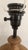 Vintage Natural Wood Urn Table Lamps, Turned Solid Oak / Ash Style - a Pair For Sale - Image 9 of 18