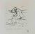 Walter Piacesi, The Poet, Etching, 1972, Framed For Sale